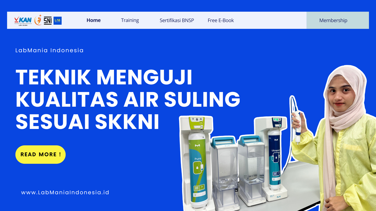 Cara Menguji Kualitas Air Suling Laboratorium Sesuai SKKNI (Panduan Lengkap)