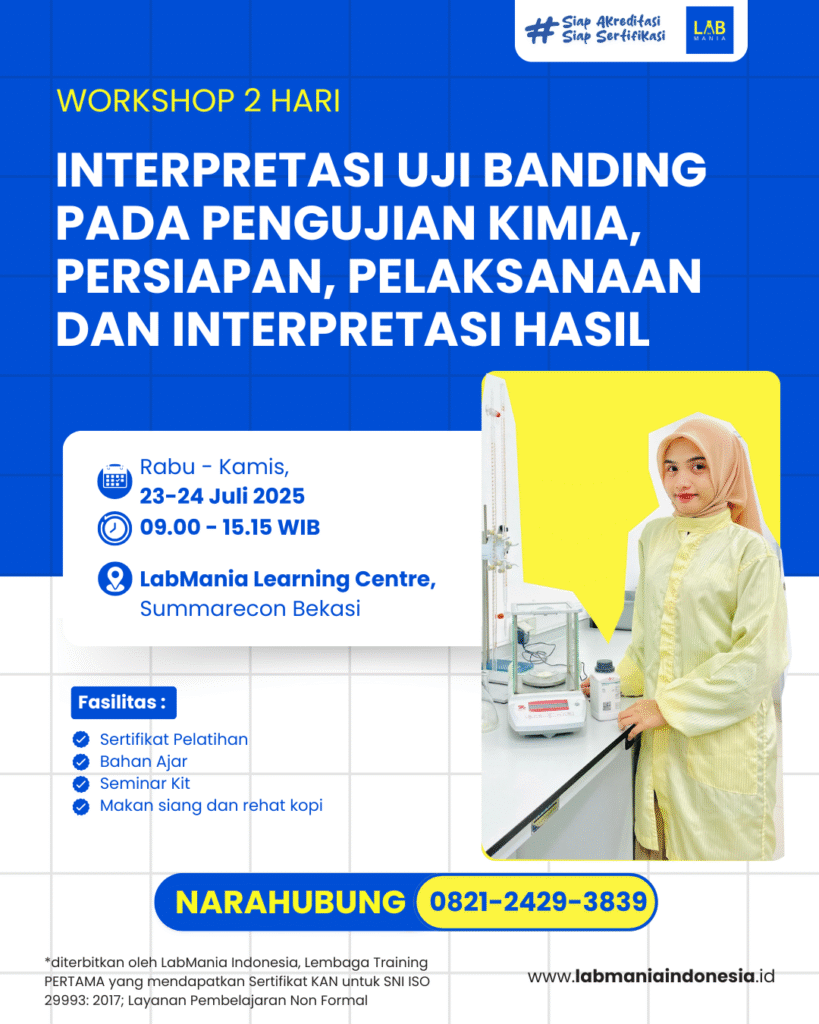 Flyer Kegiatan Interpretasi Uji Banding Antar Laboratorium 
