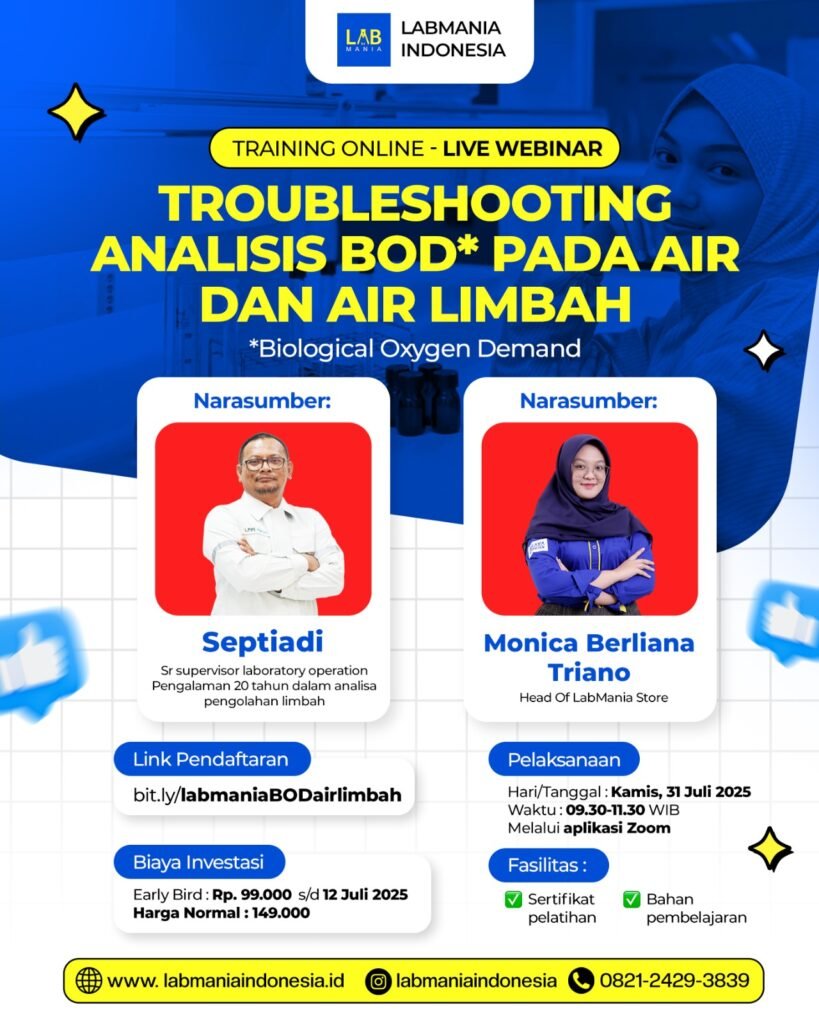 Flyer Troubleshooting Analisis BOD Pada Air