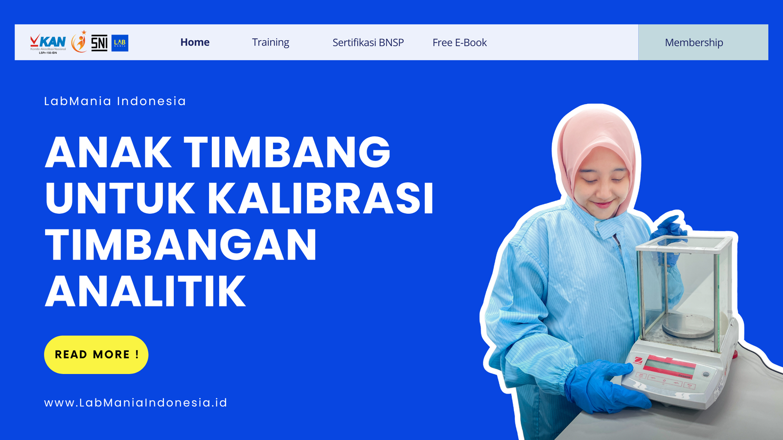 Jenis Anak Timbang terbaik untuk Kalibrasi Timbangan Analitik