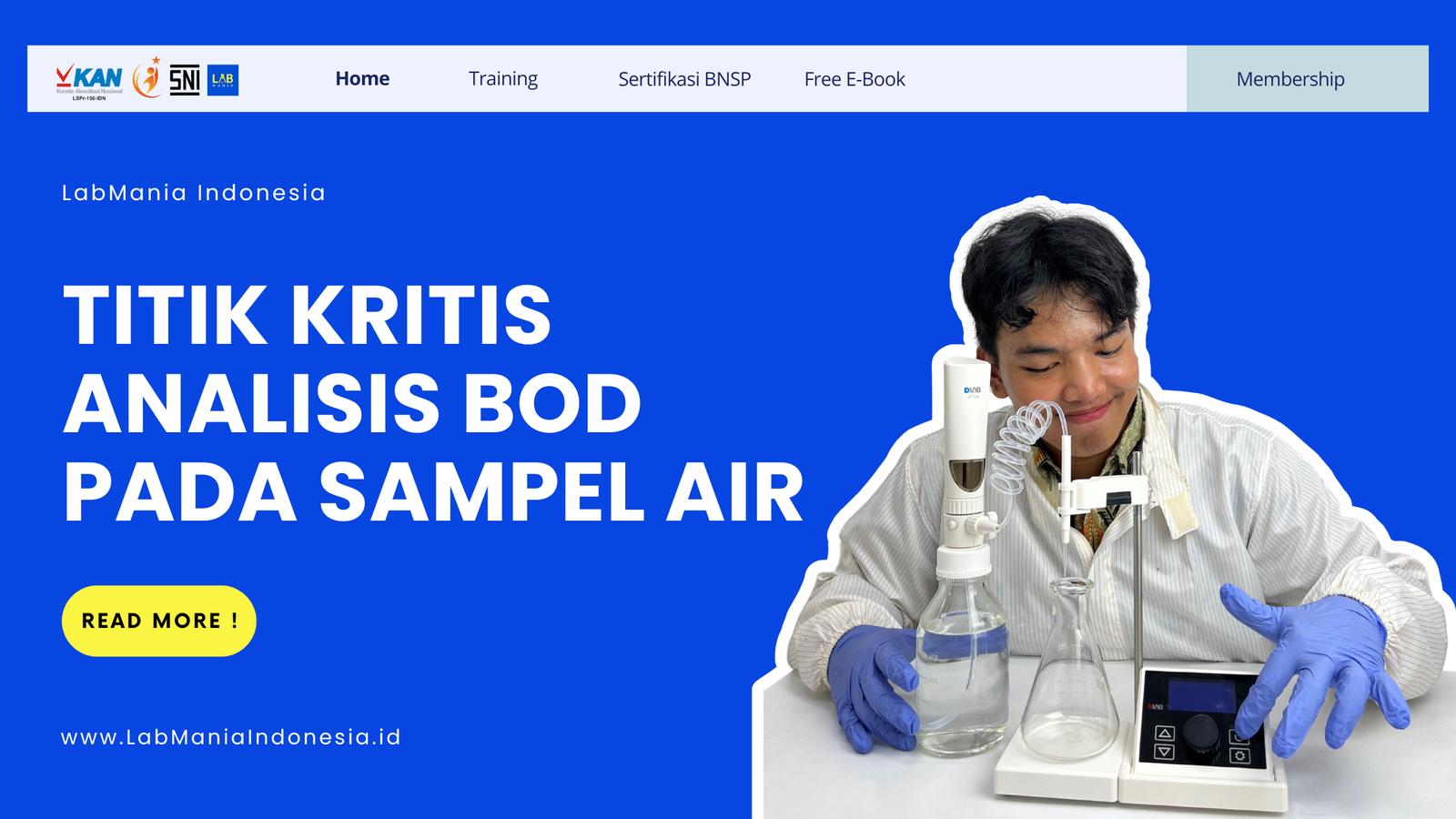 Titik Kritis Analisis BOD Pada Sampel Air