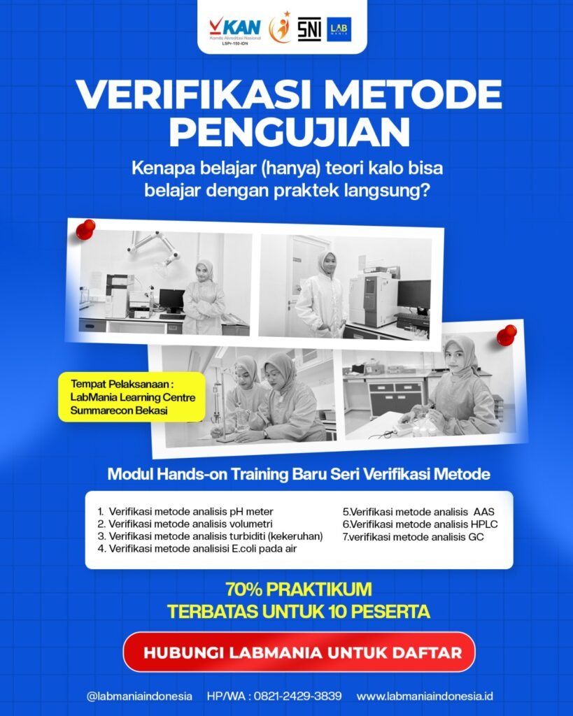 Flyer Verifikasi Metode Pengujian