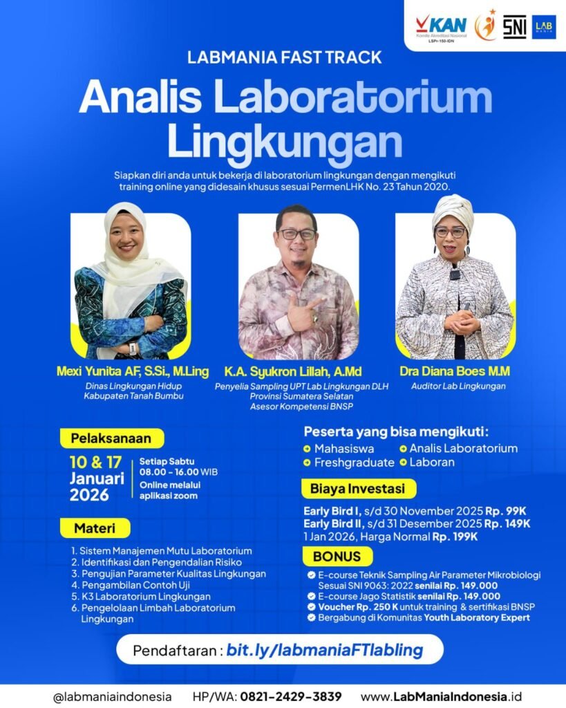 Fast Track Analis Laboratorium Lingkungan
