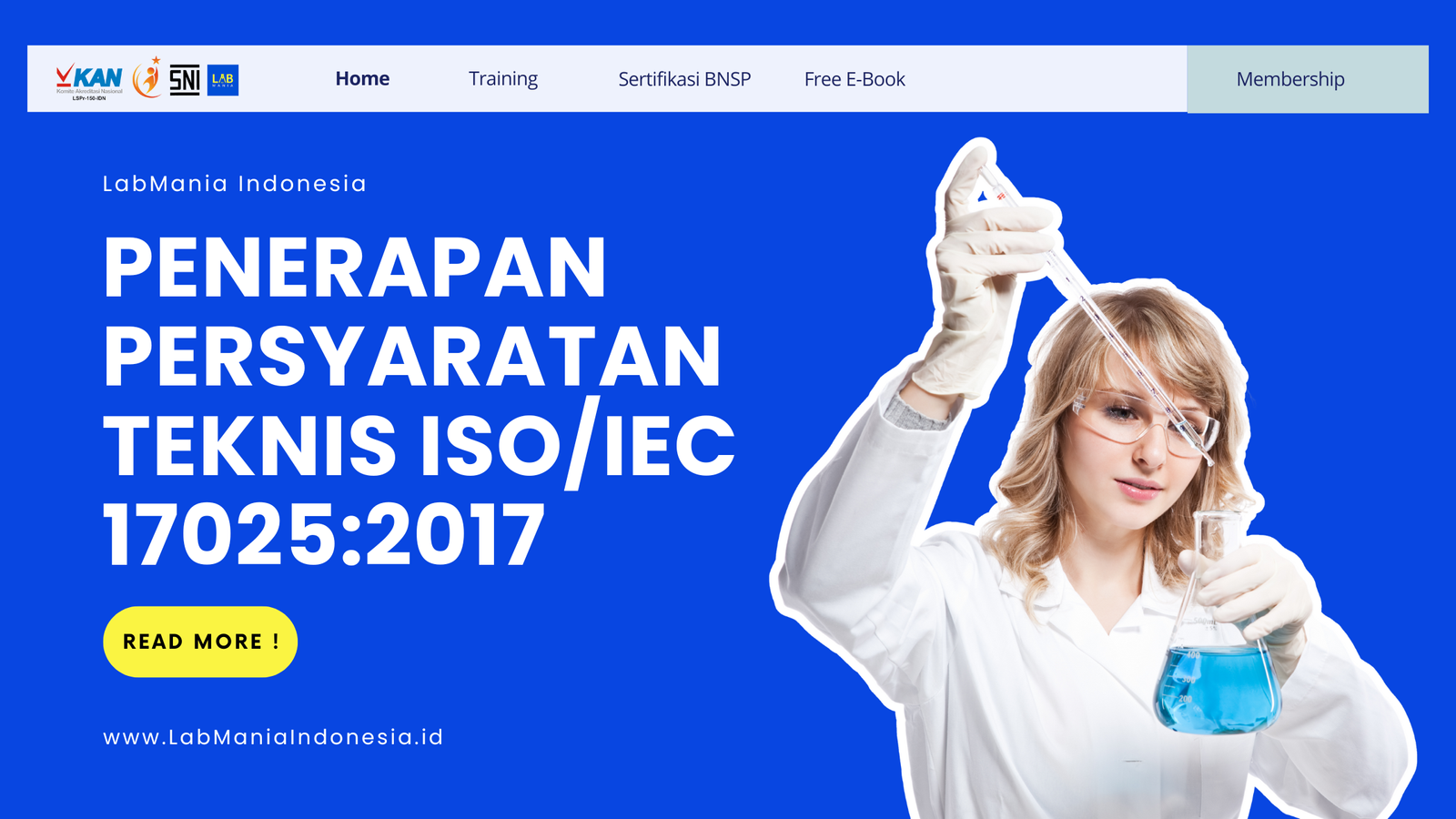 Penerapan Persyaratan Teknis ISO/IEC 17025:2017