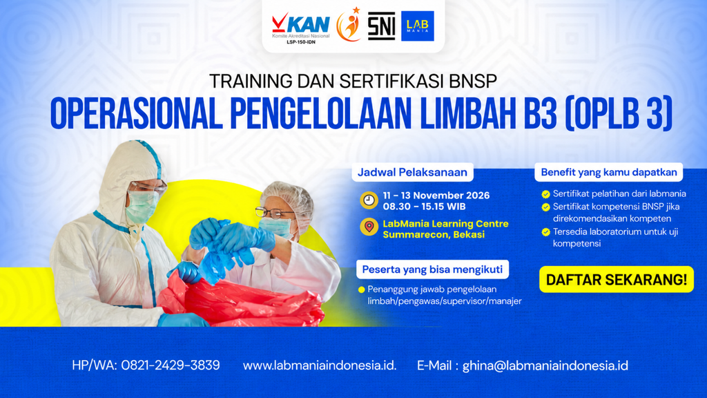 Operasional Pengelolaan Limbah B3 (OPLB3)