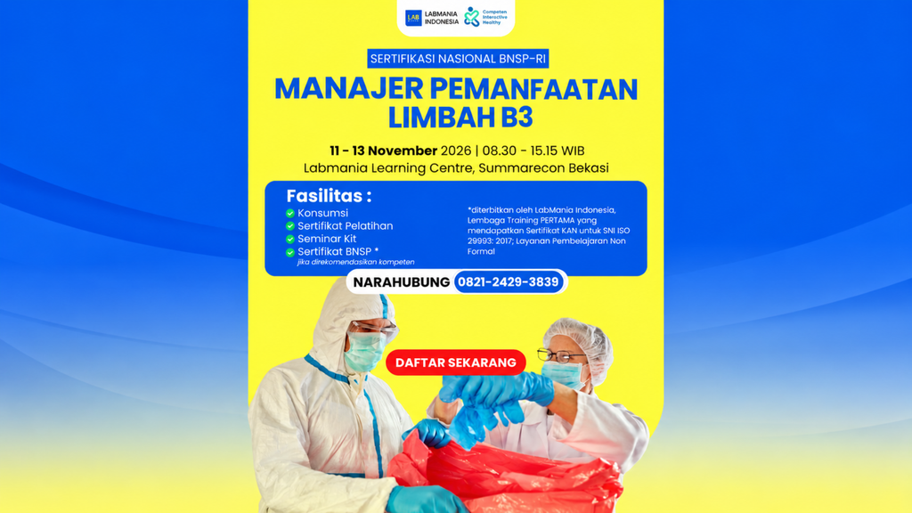 Manajer Pemanfaatan Limbah B3
