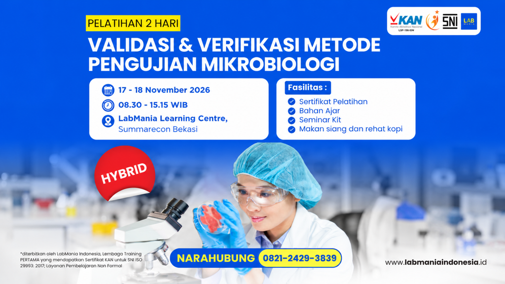Validasi dan Verifikasi Metode Pengujian Mikrobiologi