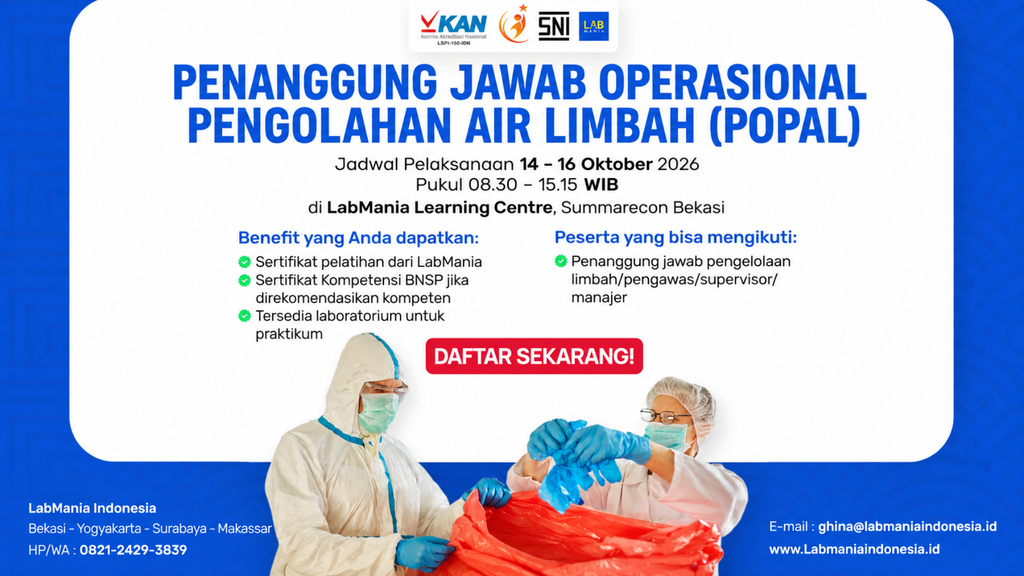 Penanggung Jawab Operasional Pengolahan Air Limbah (POPAL)