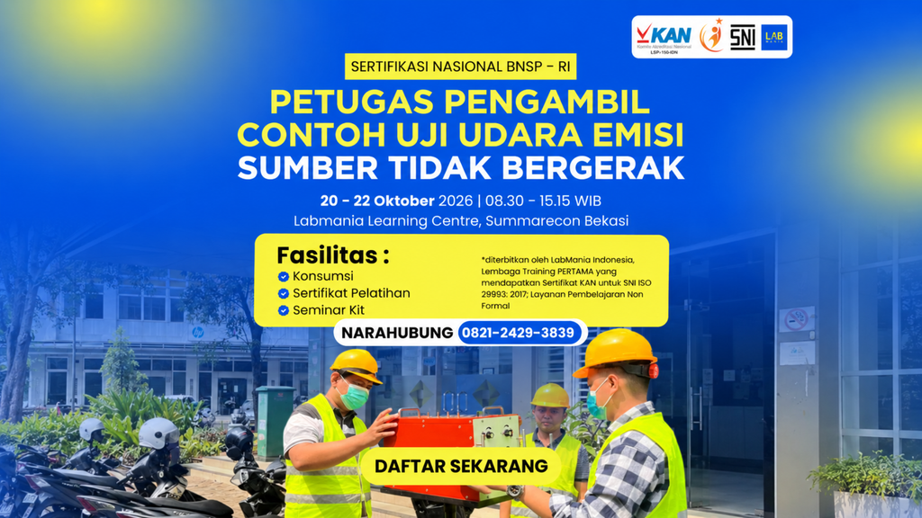 Petugas Pengambil Contoh Uji Udara Emisi Sumber Tidak Bergerak