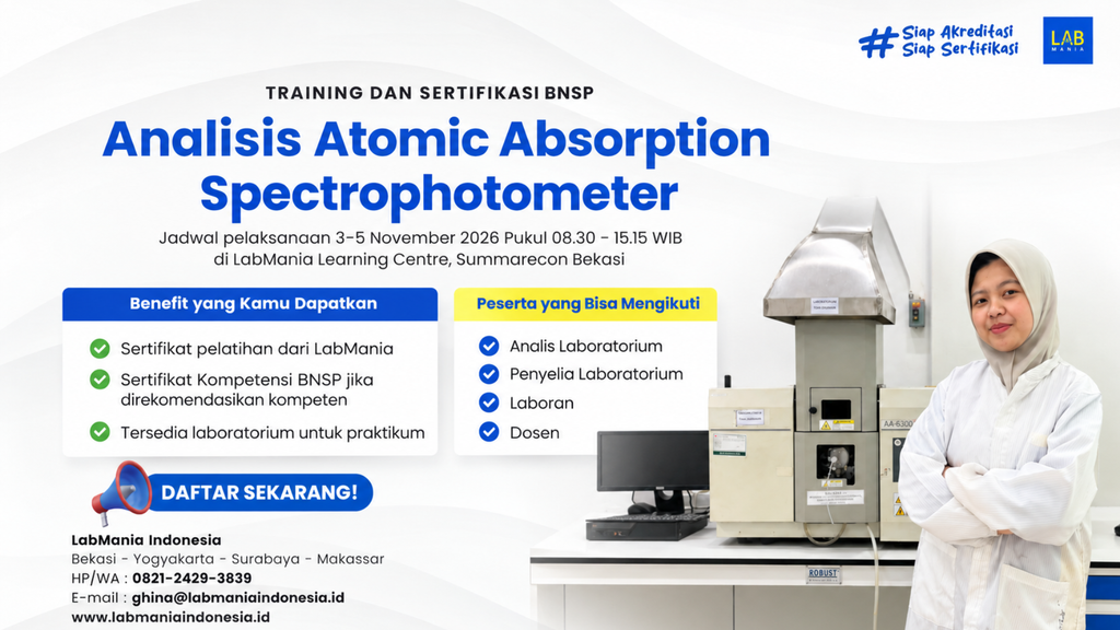 Analisis Atomic Absorption Spectrophotometer
