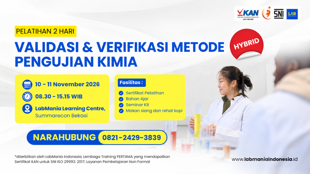 Validasi dan Verifikasi Metode Pengujian Kimia